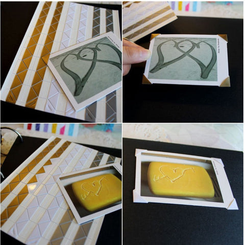 5 PCS DIY Handmade Album Accessories Fixed Photo Stickers