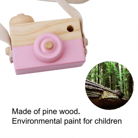 Children Wooden Camera Photography Props Creative Hand Made Toys Photo Props Decorative Ornaments