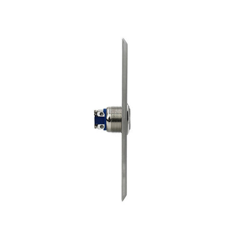 S28 Stainless Steel Narrow Strip Self-reset Electronic Access Control System Switch Out Button