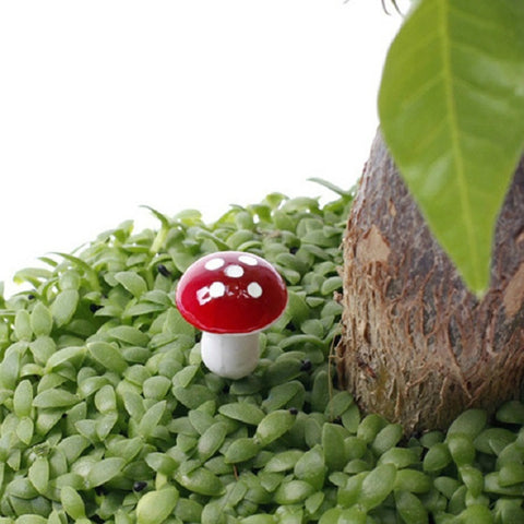 20 PCS Artificial Mini Foam Mushroom Miniature Garden Decorations, 20 PCS Foam Mushroom