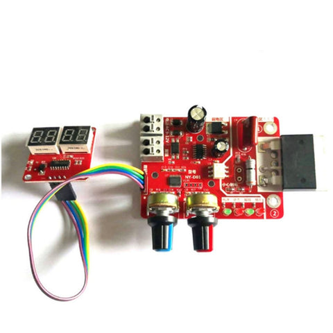 NY-D01 Spot Welding Machine Control Board Adjustment Time Current Digital Display Control Board, 40A, 100A