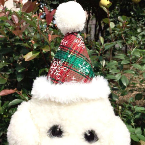 Pet Christmas Hat and Bow Tie Set Holiday Accessories, Bow Tie Set