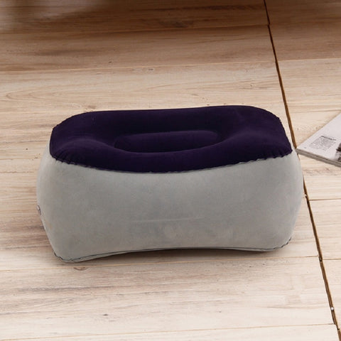 Travel Portable Inflatable Foot Rest Pilllow Mat Pad, 16x9cm, 38x29cm
