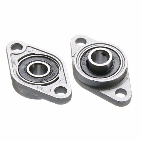 2pcs Diamond Bearing Housing Zinc Alloy Miniature Housing Bearing 3D Printer Accessories Universal, KFL08 (inner diameter 8), KFL000 (inner diameter 10), KFL001 (inner diameter 12)