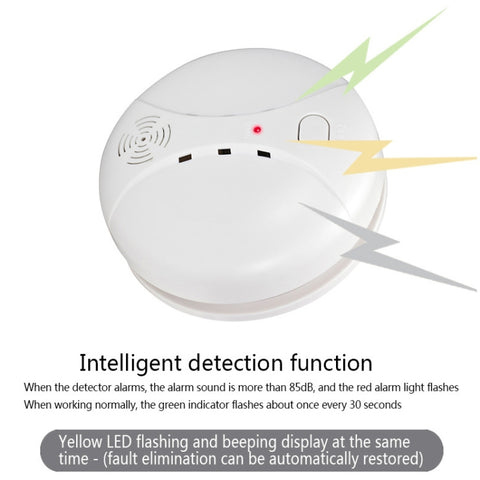 Wireless Fire Sensor Protection Smoke Detector Home Security Alarm Systems