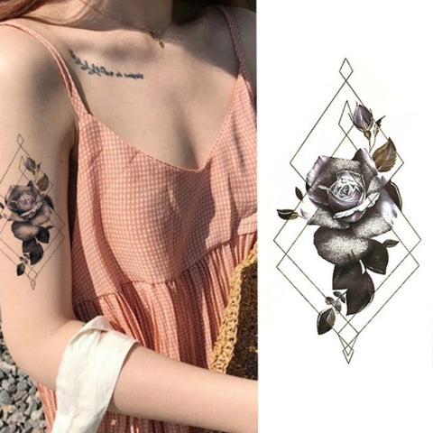 2 PCS Small Full Arm Temporary Waterproof Tattoo Stickers
