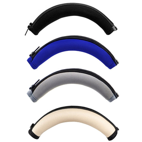 2 PCS Headset Head Beam Protective Cover for Audio-Technica ATH-S200BT, Black, Blue, Gray, Champagne Gold