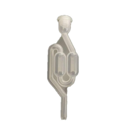 Water Seal Exhaust One way Home Brew Wine Fermentation Airlock Brewing Sealed Plastic Air Lock Check Valve Water Sealed Valves, Uncovered plain check valve, Common check valve with cover