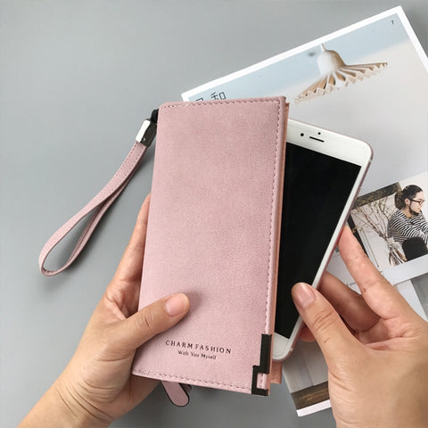 Long Wallet Zipper Coin Purse Cards ID Holder Clutch Woman Wallet