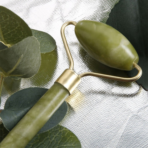Double Jade Facial MassageRoller Stick