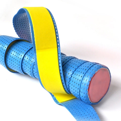 Double-layer Sweat-absorbent Anti-slip Tape for Badminton Racket / Fishing Rod, Random Color Delivery, 110 x 2.5cm Random Color