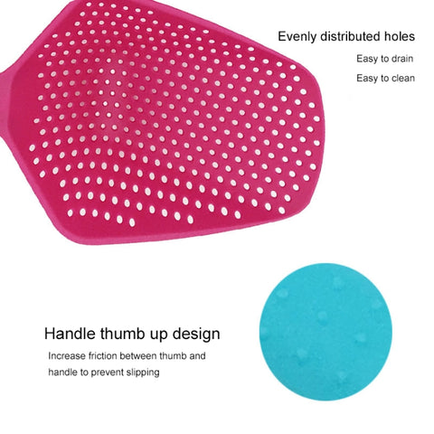 Plastic Drain Shovel Strainers Water Leaking Shovel Kitchen Cooking Ice Shovel Colander