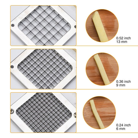 Manual Cut French Fries Machine Potato Cutter Chips Blades Fruit Vegetable Making Machine, Potato Cutter 1