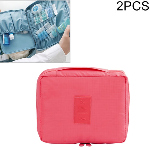 2 PCS Waterproof Make Up Bag Travel Organizer for Toiletries Kit
