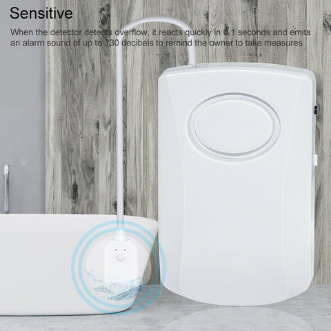 130dB Water Leakage Alarm Detector Sensor Detection Flood Alert Overflow Home Security Alarm System, Flood Alert