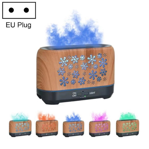 Home Colorful Simulation Flame Incense Smoked Lamp Humidifier, Remote Control, Without Remote Control
