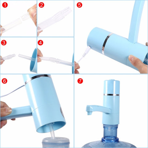 Water Dispenser Wireless Electric Water Bottle Pump Dispenser