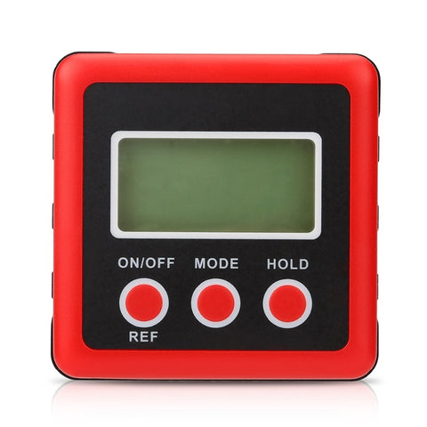 3 Button Mini Precision Magnetic Digital Tilt Box / Tilt Meter / Inclinometer