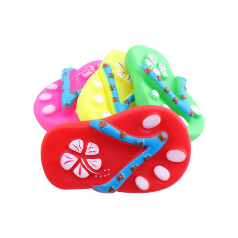 Rubber Squeak Toy for Dog Screaming Chicken Chew Bone Squeaky Ball Dog Toys Tooth Grinding, Random Color Delivery