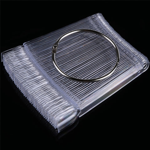 3 Set Fan-shaped Nail Mold Swatch Nail Polish Color Card Nail Art Display Board