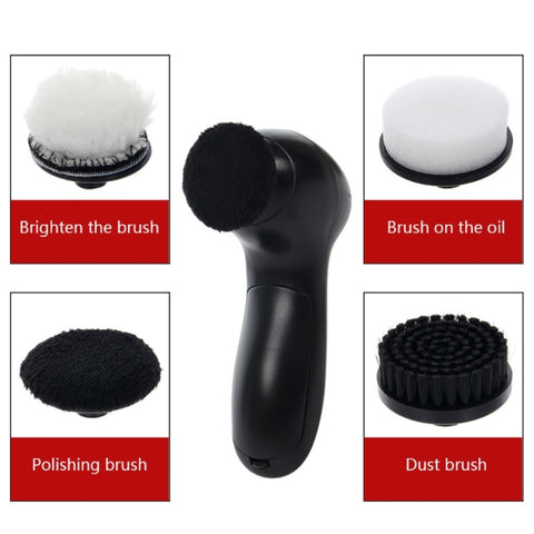 Handheld Automatic Electric Shoe Brush Shine Polisher, CNaier 711