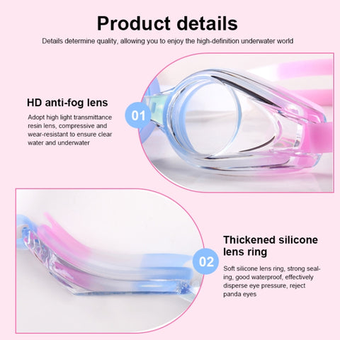 JIEHU JH8102 4 in1 Women HD Transparent Anti-fog Waterproof Swimming Glasses Swimming Cap Set, JIEHU JH8102 (Purple Color), JIEHU JH8102 (Pink), JIEHU JH8102 (Blue Color), JIEHU JH8102 (Blue), JIEHU JH8102 (Black)