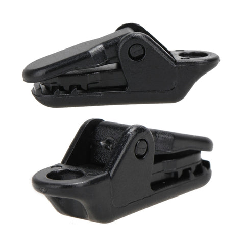 10pcs Tents Accessories Awning Wind Rope Clamp Plastic Clip Outdoor Camping Tent Alligator Cip Hook, Plastic Clip