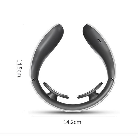 Cervical Massager Electromagnetic Pulse Heating Neck Protector, Battery, Charging, Charging Remote Heating