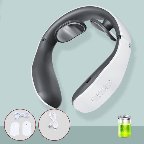 Cervical Massager Electromagnetic Pulse Heating Neck Protector, Battery, Charging, Charging Remote Heating