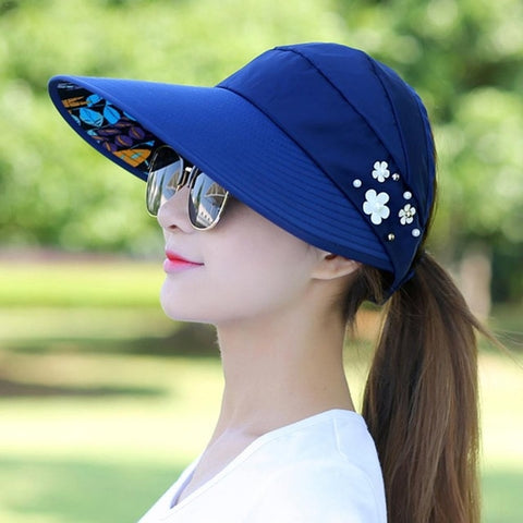 Women Summer Casual  Going Out Ultraviolet-proof Korean Style Folded Sun Block Hat Breathable And Light, Rose Red, Blue, Beige, Red, Black, Pink, Khaki