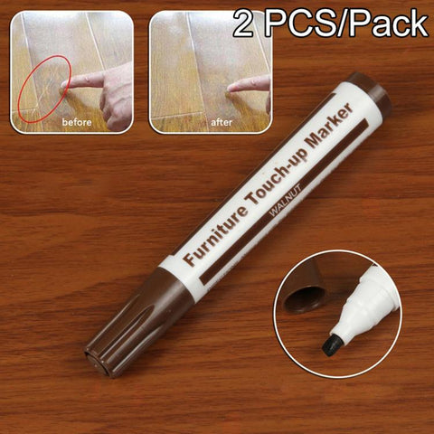 2 PCS Furniture Scratch Filler Repair Marker Pen, Size: 13.3x2cm