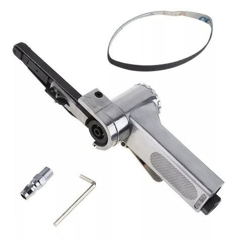 Pneumatic Belt Machine Pneumatic Sander Ring Belt Machine Polisher, 33x1cm, 52x2cm