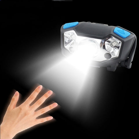 Usb Rechargeable Waterproof Sensor Headlight Outdoor Fishing Light
