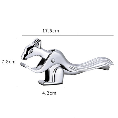 Squirrel Shape Walnut Clip Multifunctional Nut Shell Clip, Bright Color, Sand Color