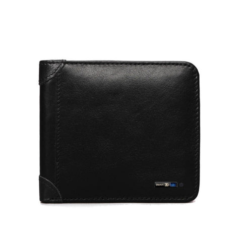 Men Leather Business Wallet Smart Anti-Lost Anti-Theft Wallet, Smart