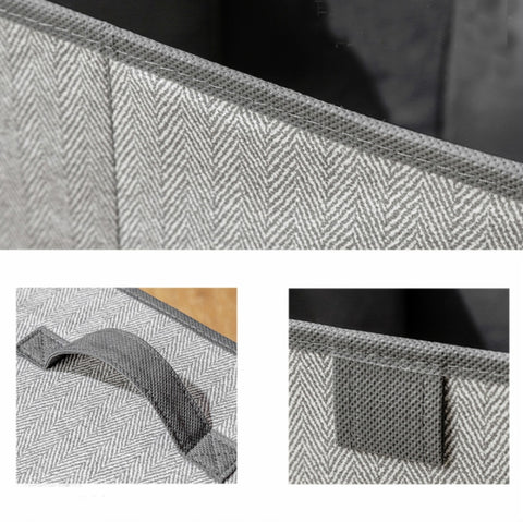 Non-woven Drawer Storage Box Square Uncovered Clothing Debris Sorting Box, 16L, 23L, 29L