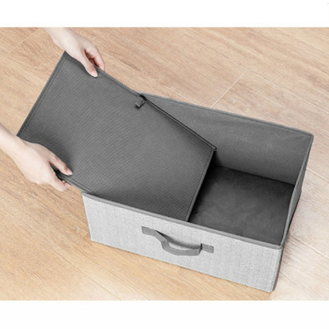 Non-woven Drawer Storage Box Square Uncovered Clothing Debris Sorting Box, 16L, 23L, 29L
