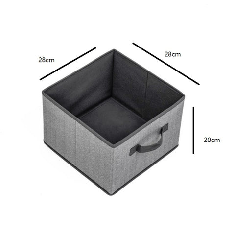 Non-woven Drawer Storage Box Square Uncovered Clothing Debris Sorting Box, 16L, 23L, 29L