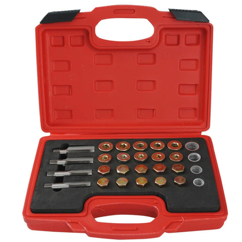 Car Oil Pan Oil Drain Screw Sliding Tooth Repair Tool Oil Bottom Screw, 64 PCS In 1, 114 PCS In 1