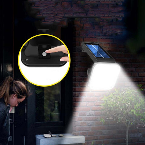 Solar Wall Light Outdoor Waterproof Human Body Induction Garden Lamp Street Light, 48 LED, 54 LED, 54 COB, 32 LED