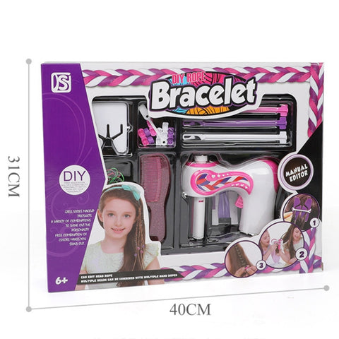 Children Hair Tie Electric Toy Three-Strand Hair Braid Machine, Three-Strand Hair Braid Machine