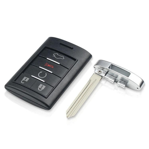 For Cadillac Car Remote Key Fob Case With Blank Key Blade
