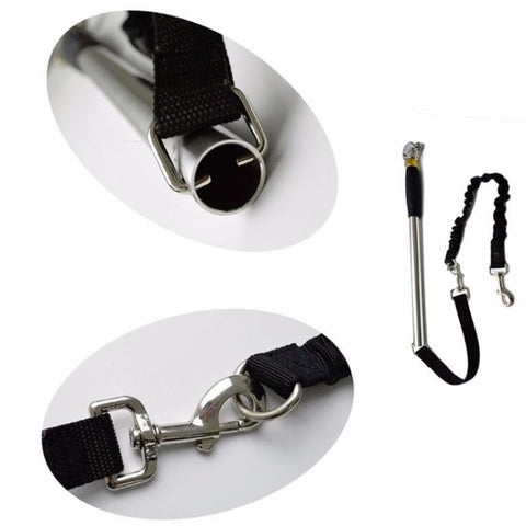 Bicycle Pet Traction Rope Leash with Spring Retractable, Bicycle Pet Traction Rope
