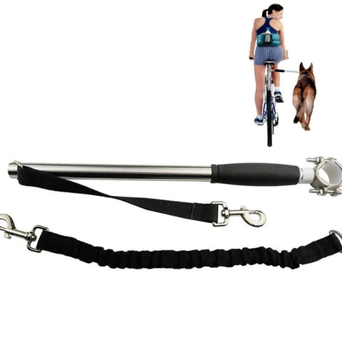 Bicycle Pet Traction Rope Leash with Spring Retractable, Bicycle Pet Traction Rope