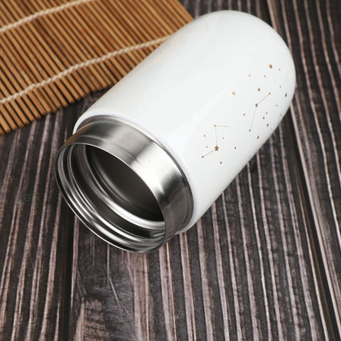 Portable Children Mini Cute Vacuum Flask Star Pocket Water Cup, Star White, Star Black