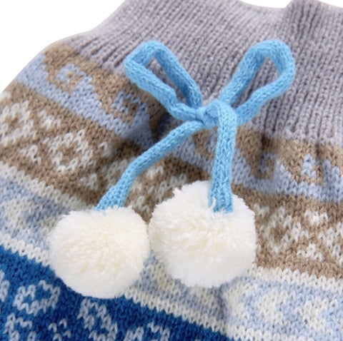 Autumn Winter Pet Clothes Christmas Snowflake Knitted Pattern Sweater, XXS, XS, S, M, L, XL, XXL