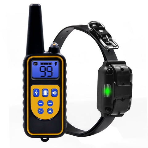 Bark Stopper Dog Training Device Dog Collar with Electric Shock Vibration Warning, US Plug, UK Plug, AU Plug, EU Plug