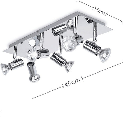 GU10 18W Decorative Restaurant Kitchen Background Wall Spotlight, White Light, Warm White, without Bulb