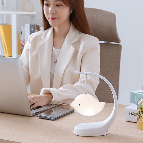 Bird Speaker Night Light Bedroom Bedside Music Desk Lamp, Basic, Bluetooth