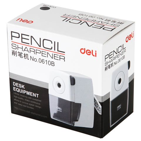 Deli Stationery Pencil Sharpeners Office School Supplies Mechanical Manual Pencil Sharpener, Manual Pencil Sharpener